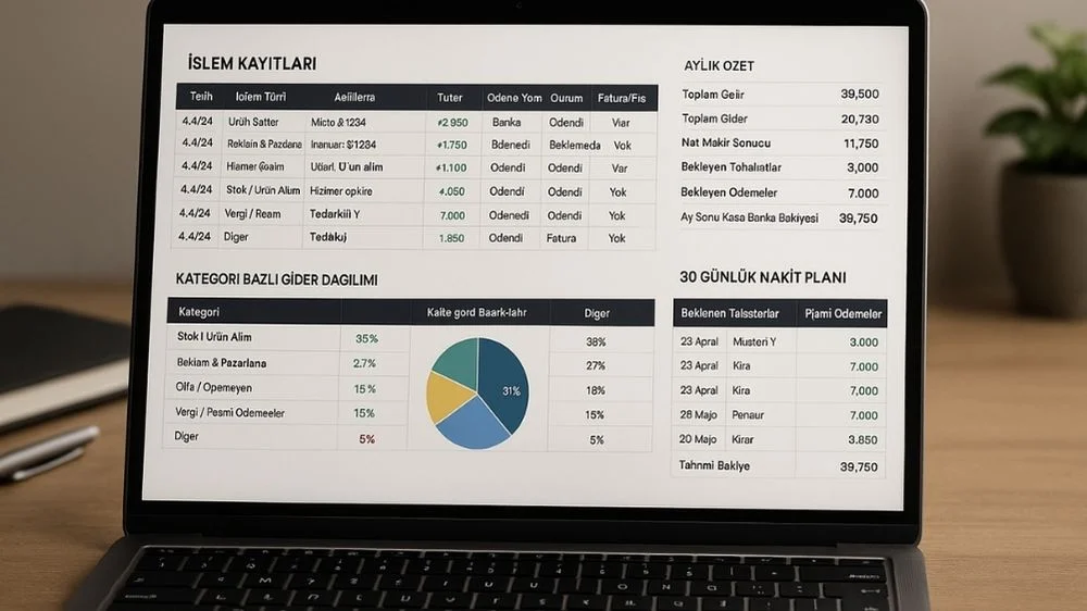 Girişimciler İçin Basit ve Etkili Bütçe Takip Tablosu Nasıl Hazırlanır?