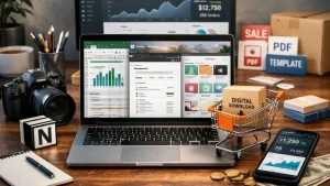 Notion, Excel ve Şablon Paketleri Satarak Dijital Gelir Elde Etmek