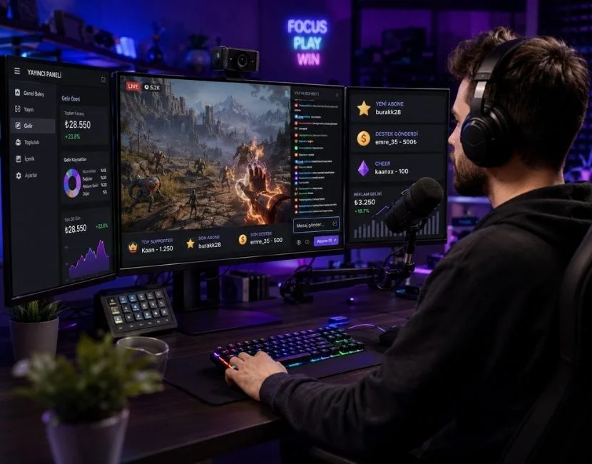 Oyun Yayıncılığı ile Twitch’te Para Kazanma Yolları