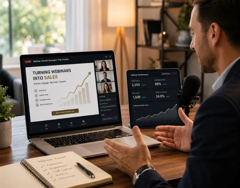 Web Seminerleri (Webinar) Düzenleyerek Satışa Dönüştürme Teknikleri